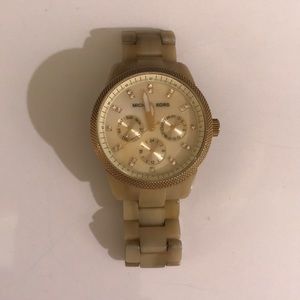 Michael Kors White Tortoise Watch
